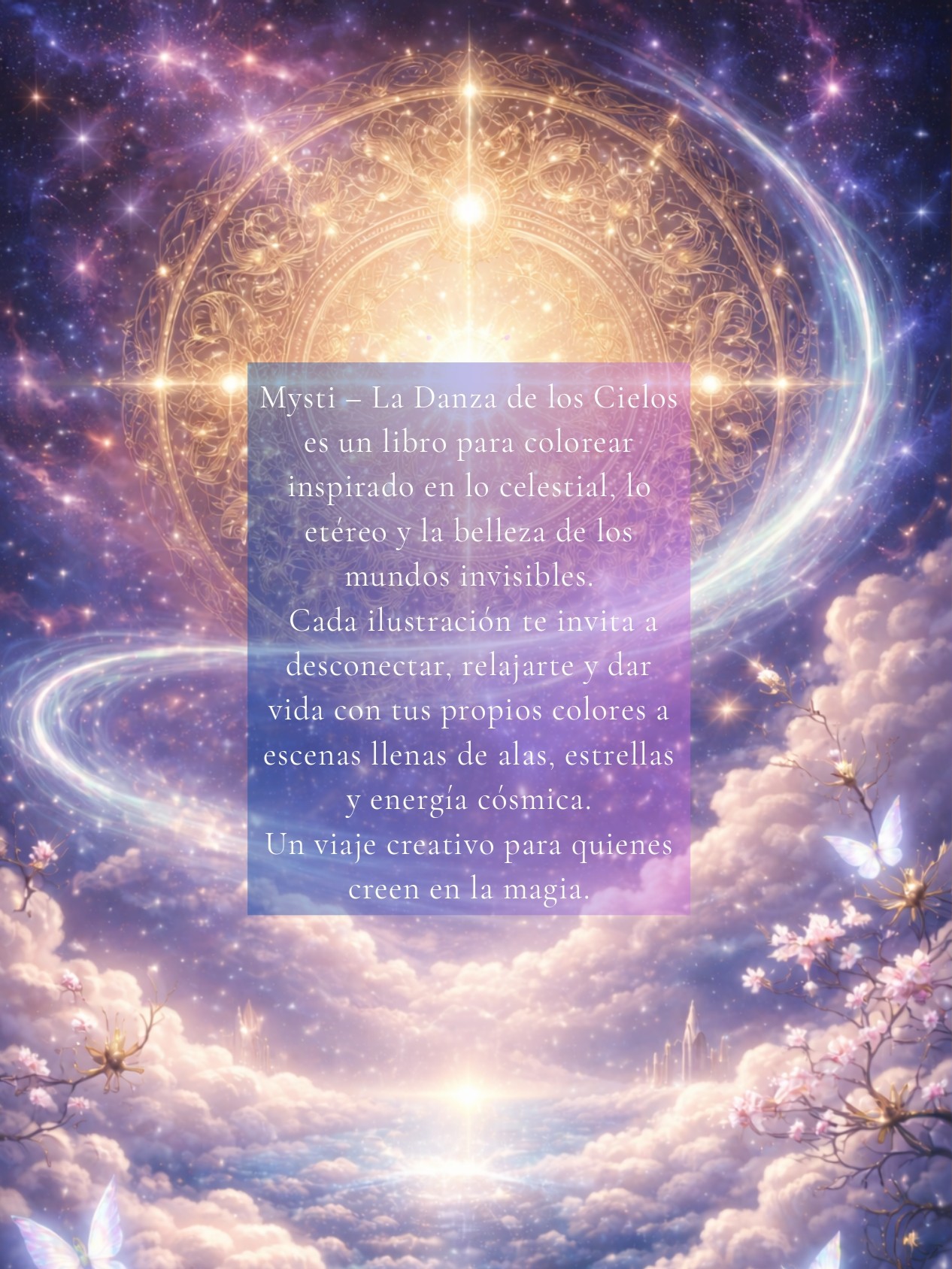 Mysti: La Danza de los Cielos: Libro de colorear para adultos con hadas y mundos mágicos - Imagen 3